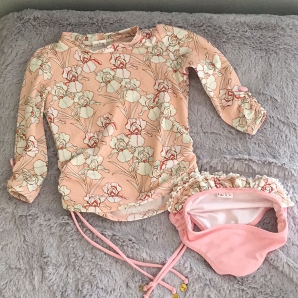 Kimi & Li Girls 2 piece swimsuit